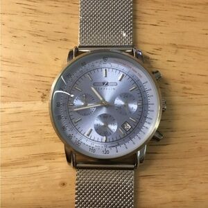 New Homage Zeppelin Silver Chronograph Watch